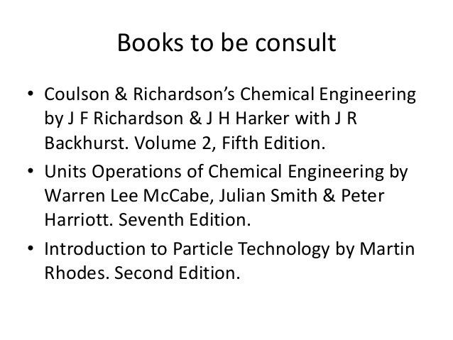 Introduction To Particle Technology Book